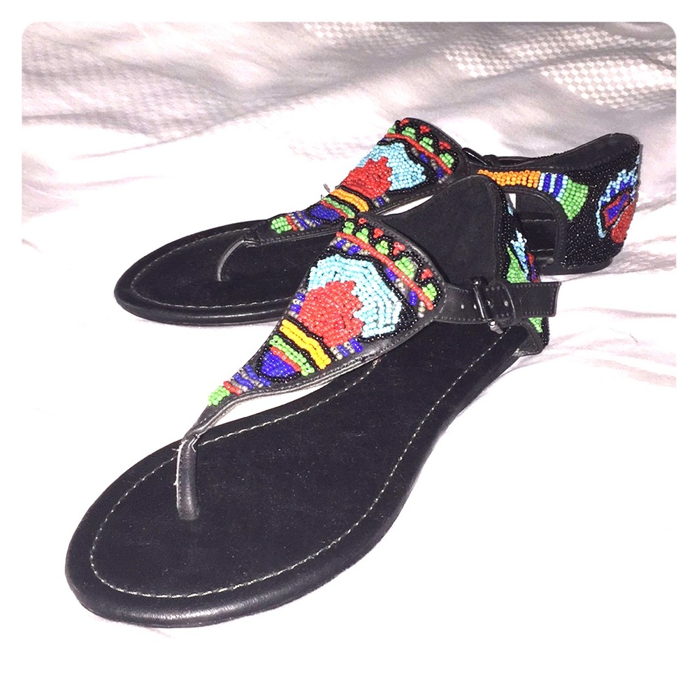 Coconuts Beaded Sandals